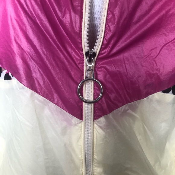 FASHION NOVA | PINK & CREAM ANIMAL PRINT WIND BREAKER JACKET - Picture 13 of 16